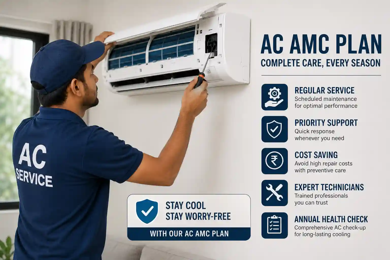 AC AMC Plan in Kolkata 2026 — Annual Maintenance Contract for Homes & Offices