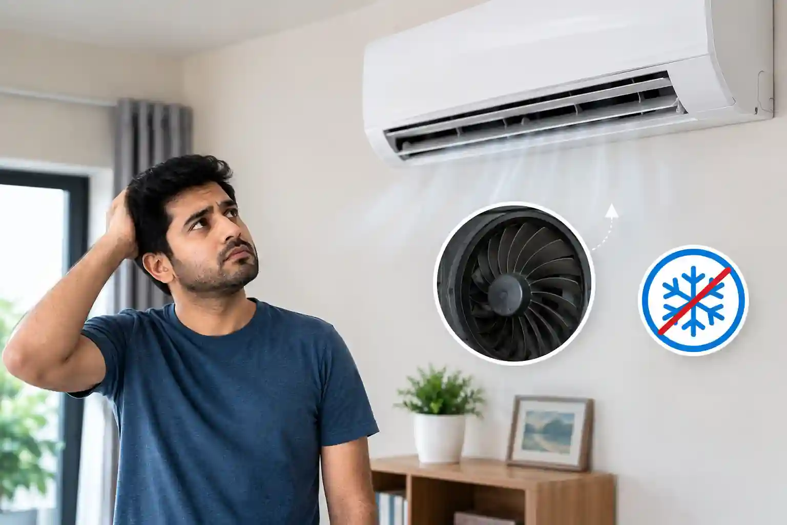AC Not Cooling But Fan Is Running? Here's Exactly What's Wrong and How to Fix It in Kolkata