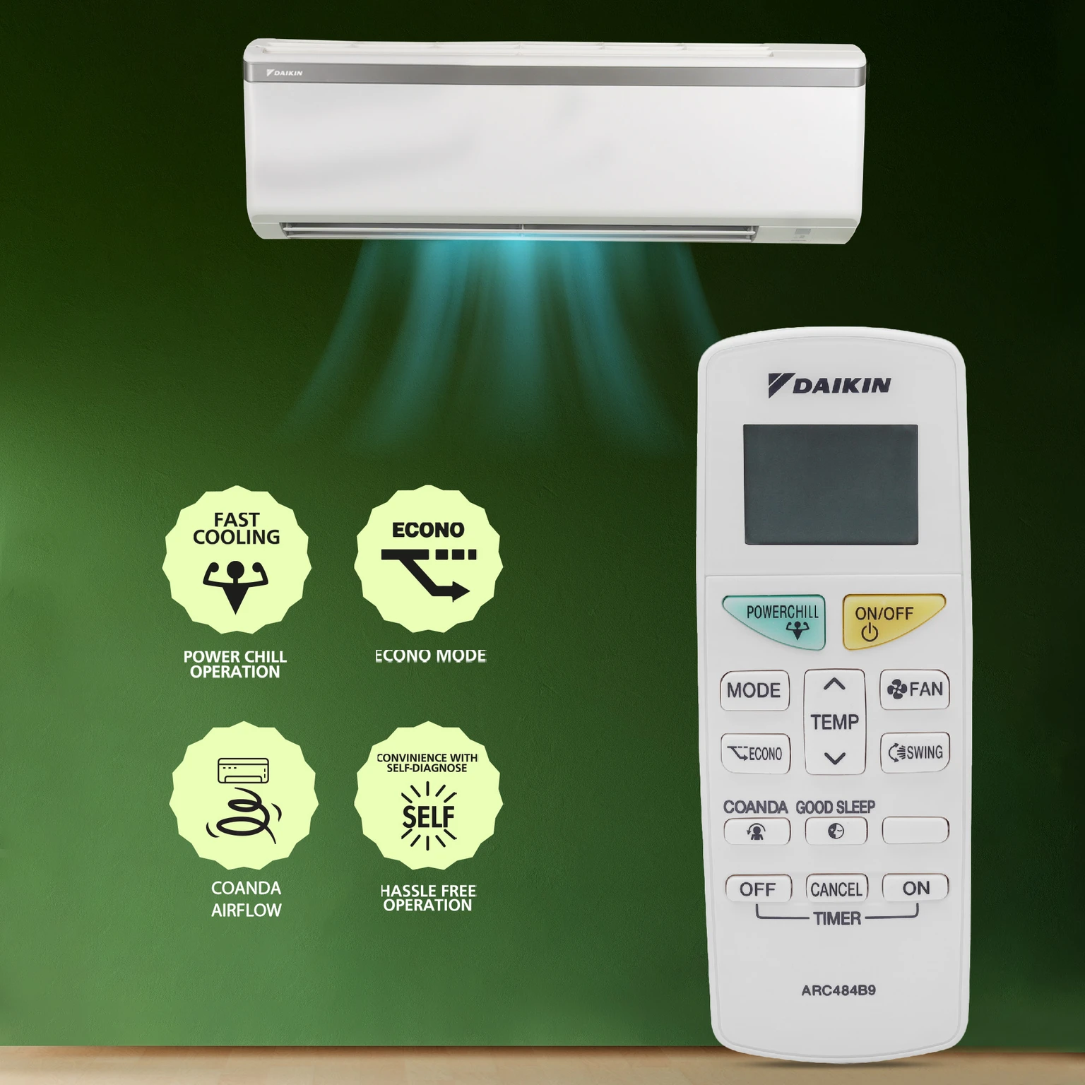 Daikin Model 2026 FTKF50XV16  1.5-Ton, 5-Star inverter split air conditioner view 5