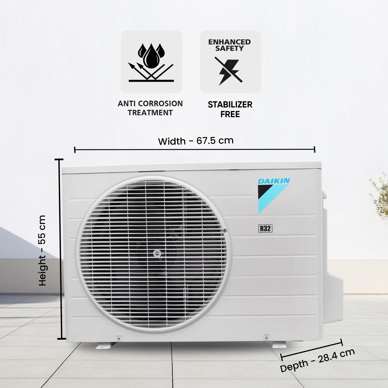 Daikin Model 2025 FTL30UV16V1  0.8 Ton 3 Star Split Fixed Speed AC  view 5