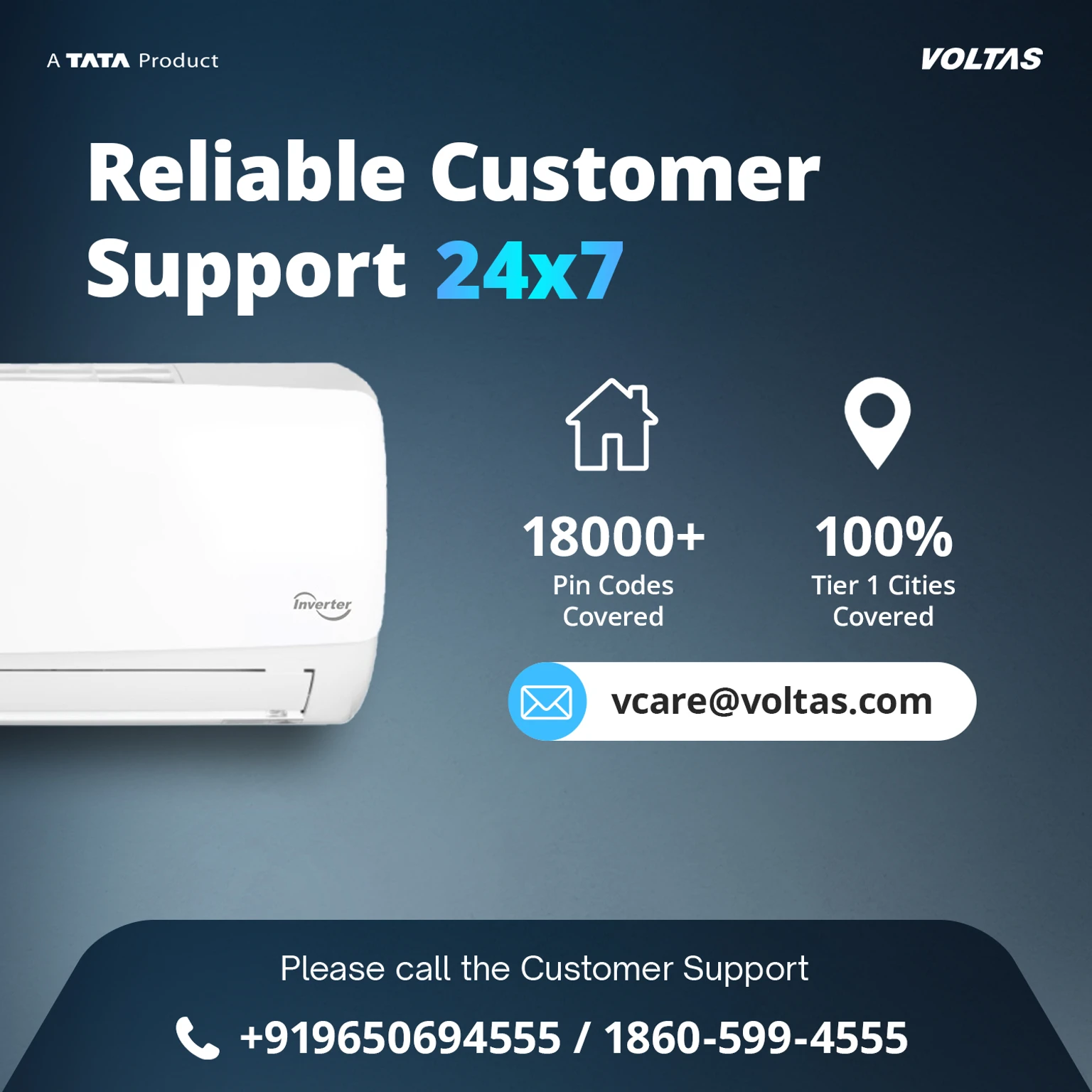 Voltas 2026 Model 1 Ton 3 Star Split Inverter AC (123 INV VECTRA ELEGANT) view 5