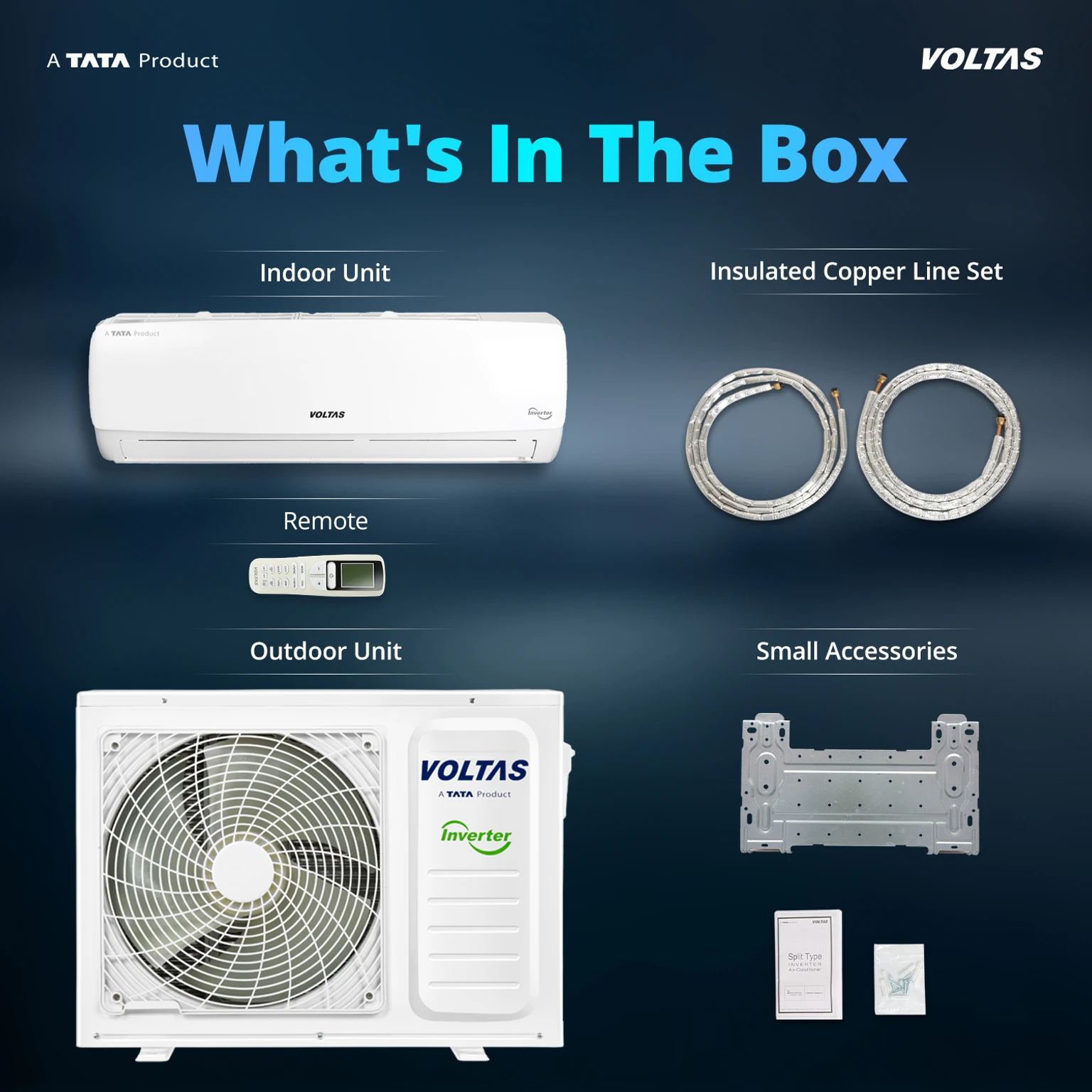 Voltas 125 INV Vectra (125 INV VECTRA ZEN SILVER) view 4