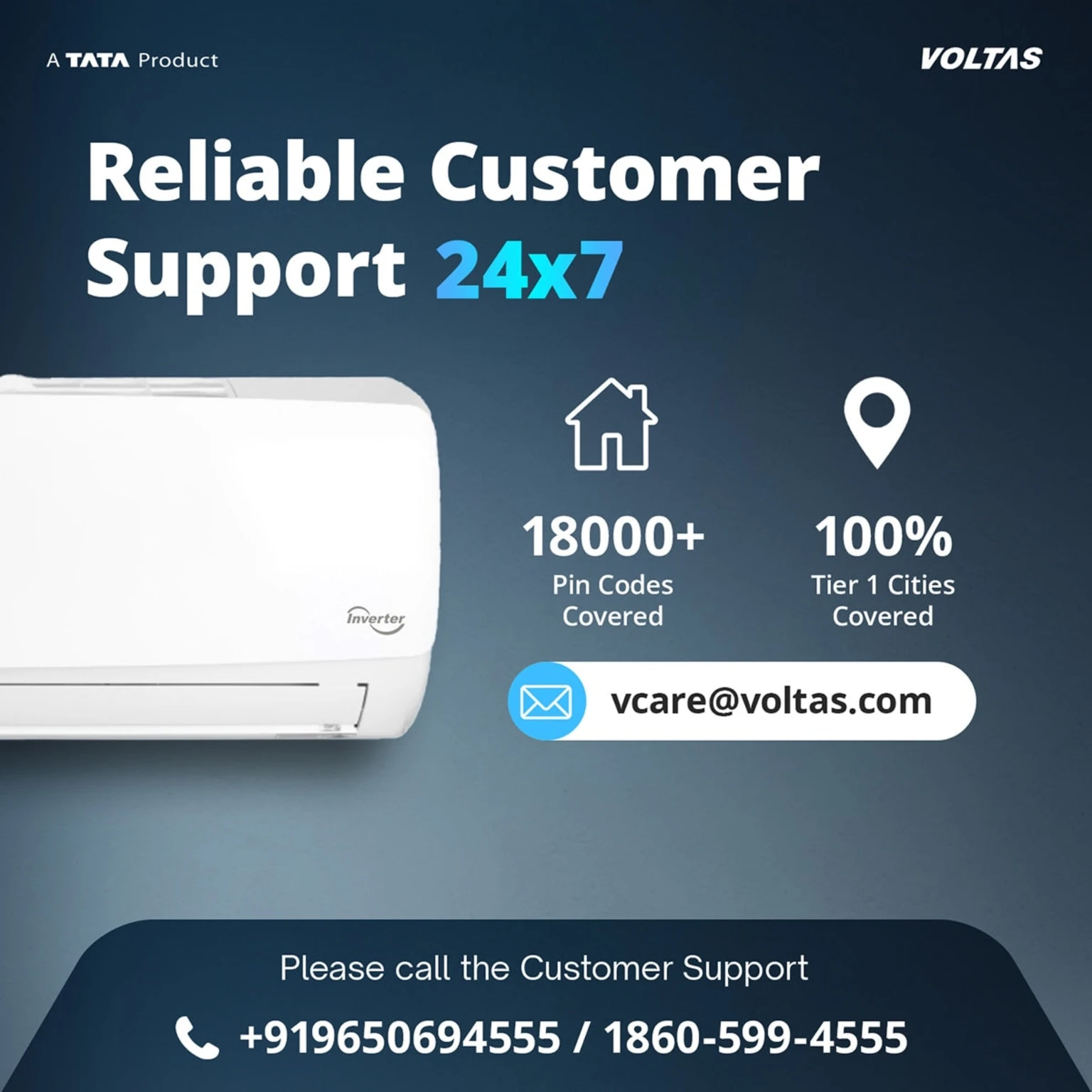 Voltas 185 INV Vectra 2026 Model view 8