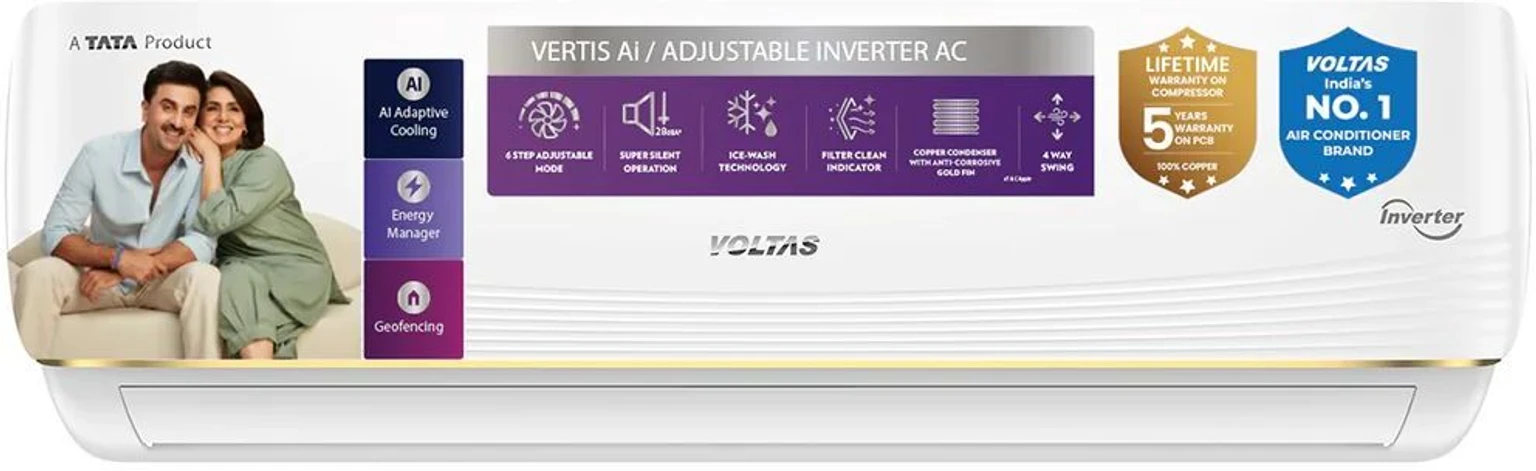 Voltas 185 INV Vertis (2026 Model) 1.5 Ton 5 Star inverter