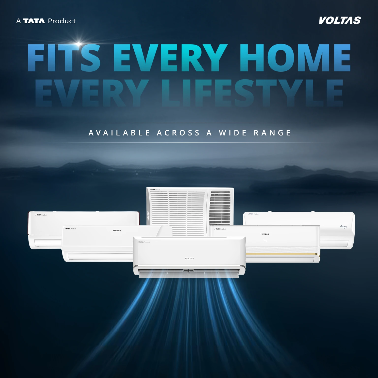 Voltas 1.5 Ton 3 Star Non-Inverter model 2026 (183 VECTRA) view 4
