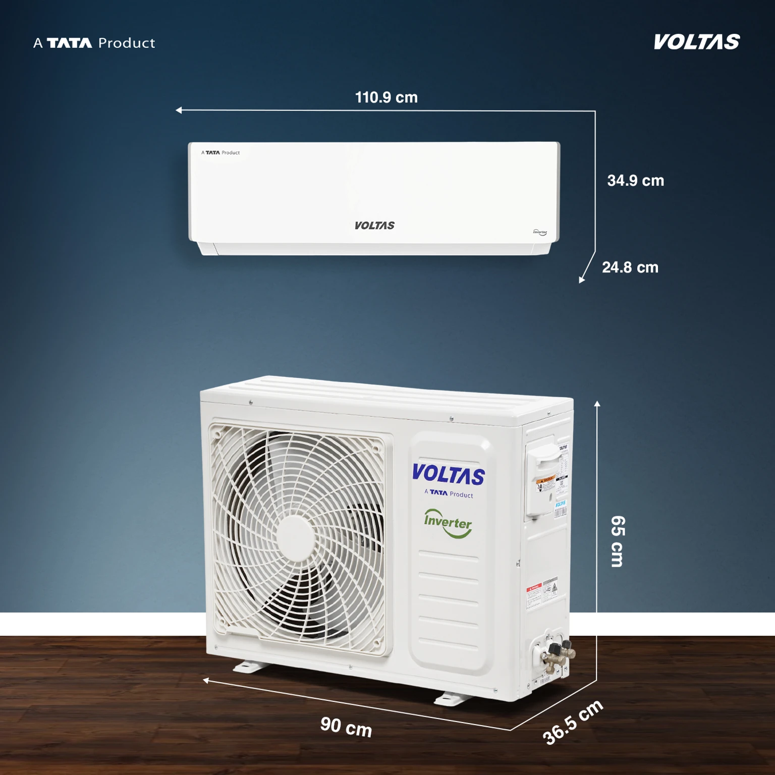 Voltas 2 Ton 5 Star Inverter Split AC (245INV Vectra Plush) view 4