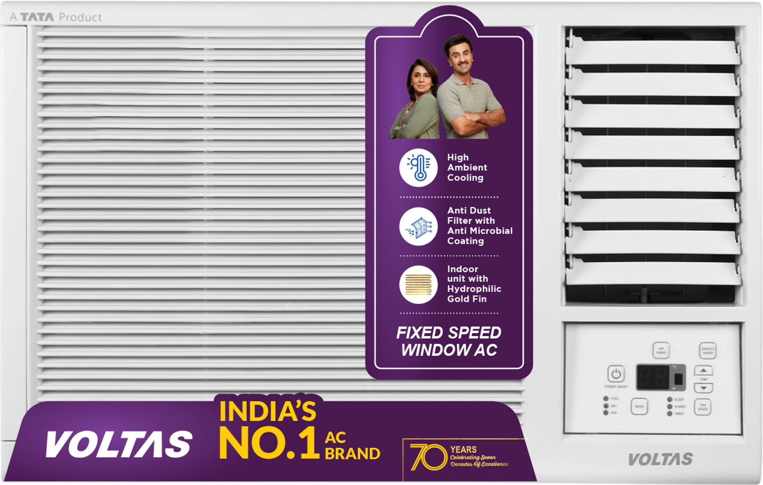 Voltas 2026 Model 182 FS Non Inverter Window AC 2 Star 
