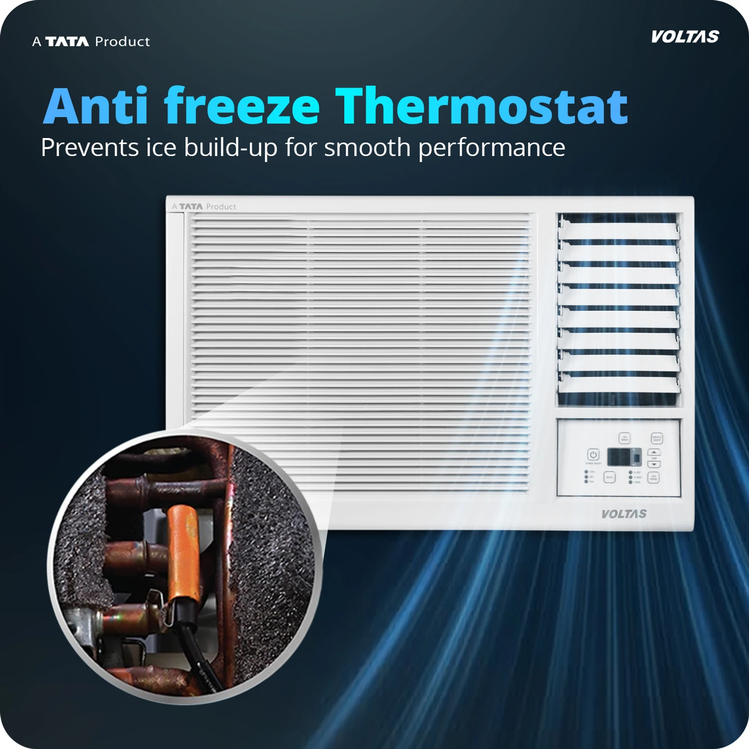  Voltas 1 Ton 2 Star Window AC (122FS Platina, 2026 Model) view 2