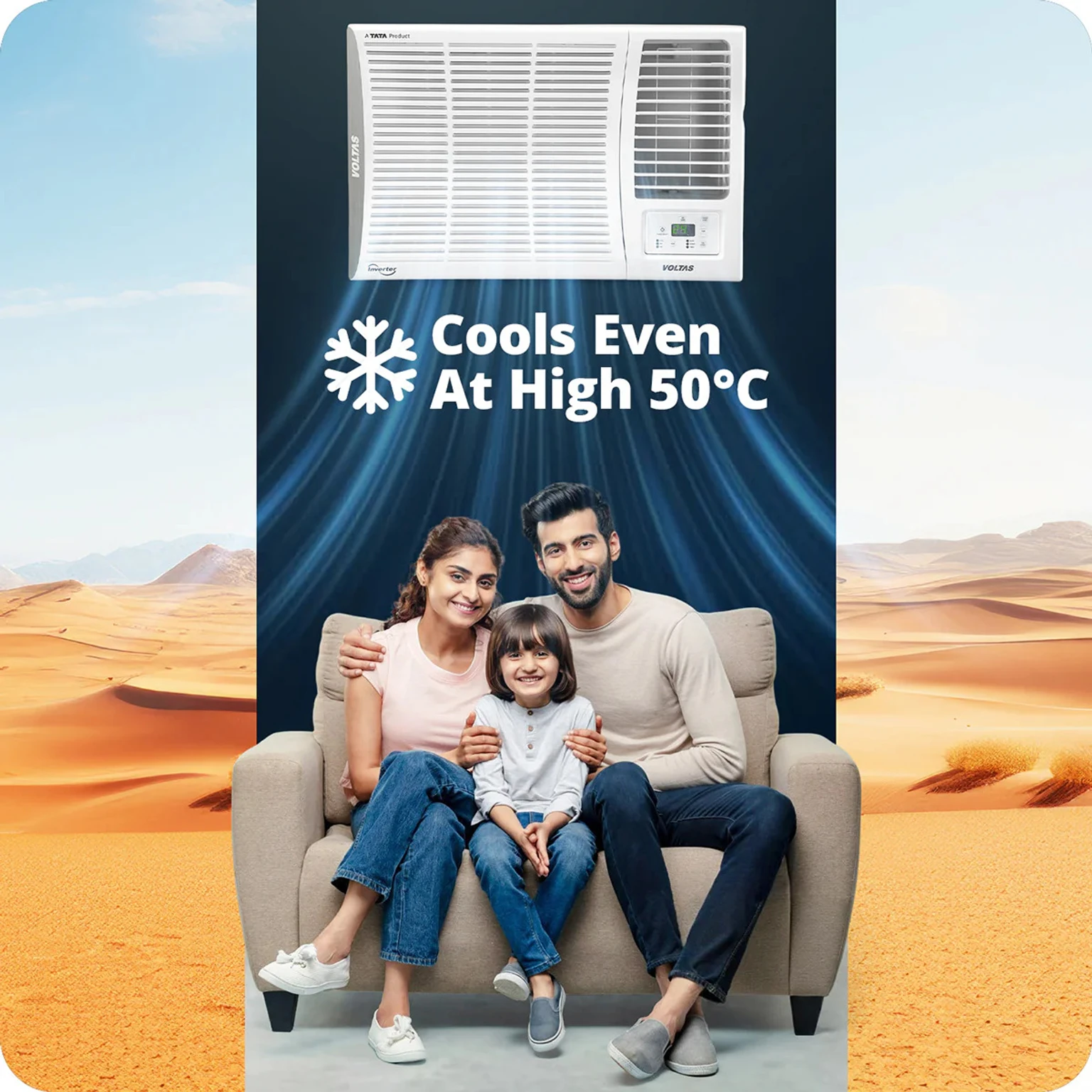 Voltas 2026 Model 1.5 Ton 5 Star Window Inverter AC (185INV ELITE, White) view 5